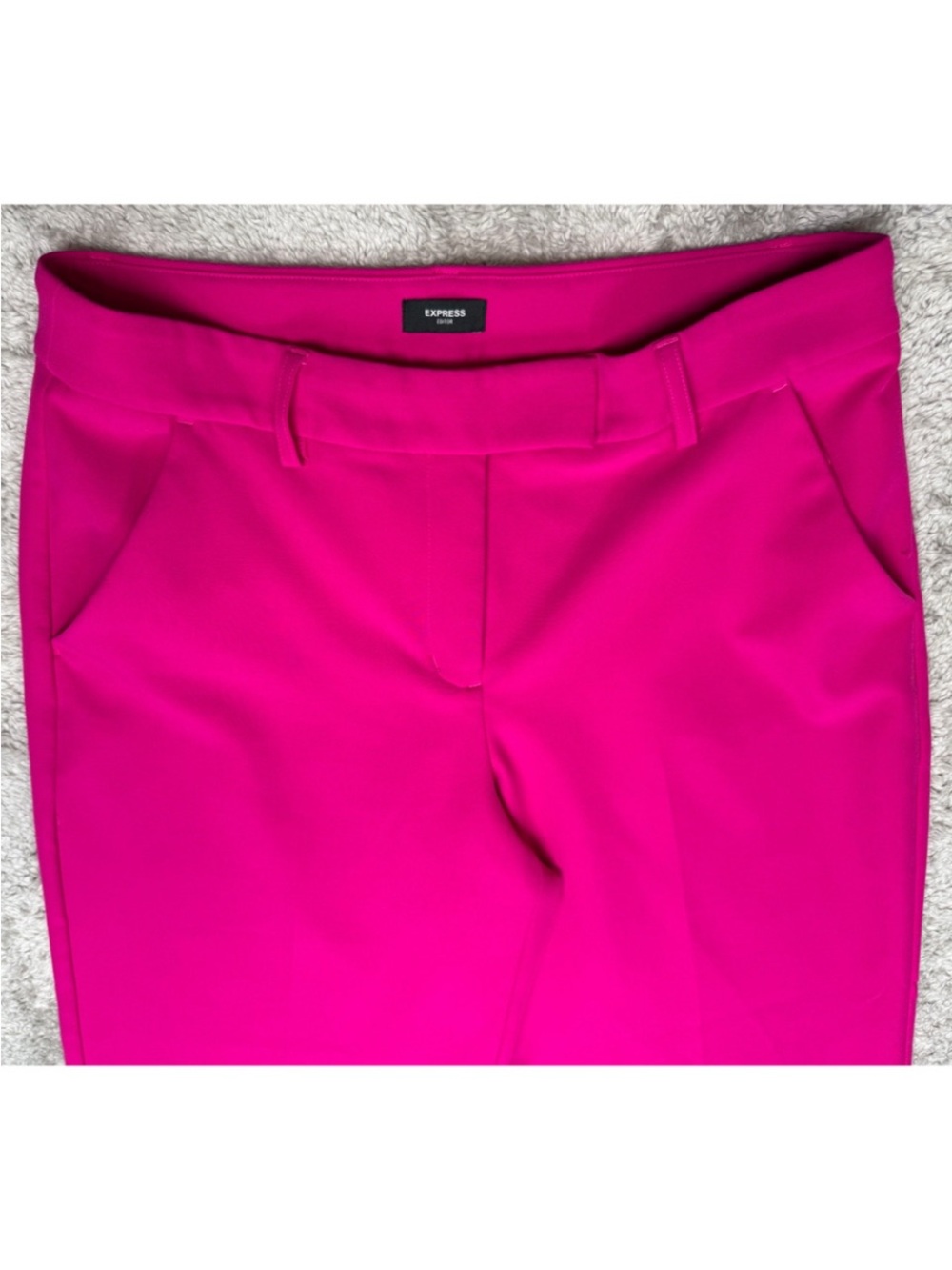 EXPRESS Editor Relaxed Trouser Mid-Rise Wide-Leg Pants - FABULOUS! - Picture 6 of 7